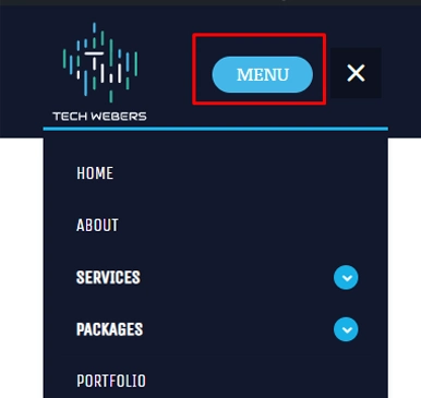 Menu before Hamburger Menu before Hamburger