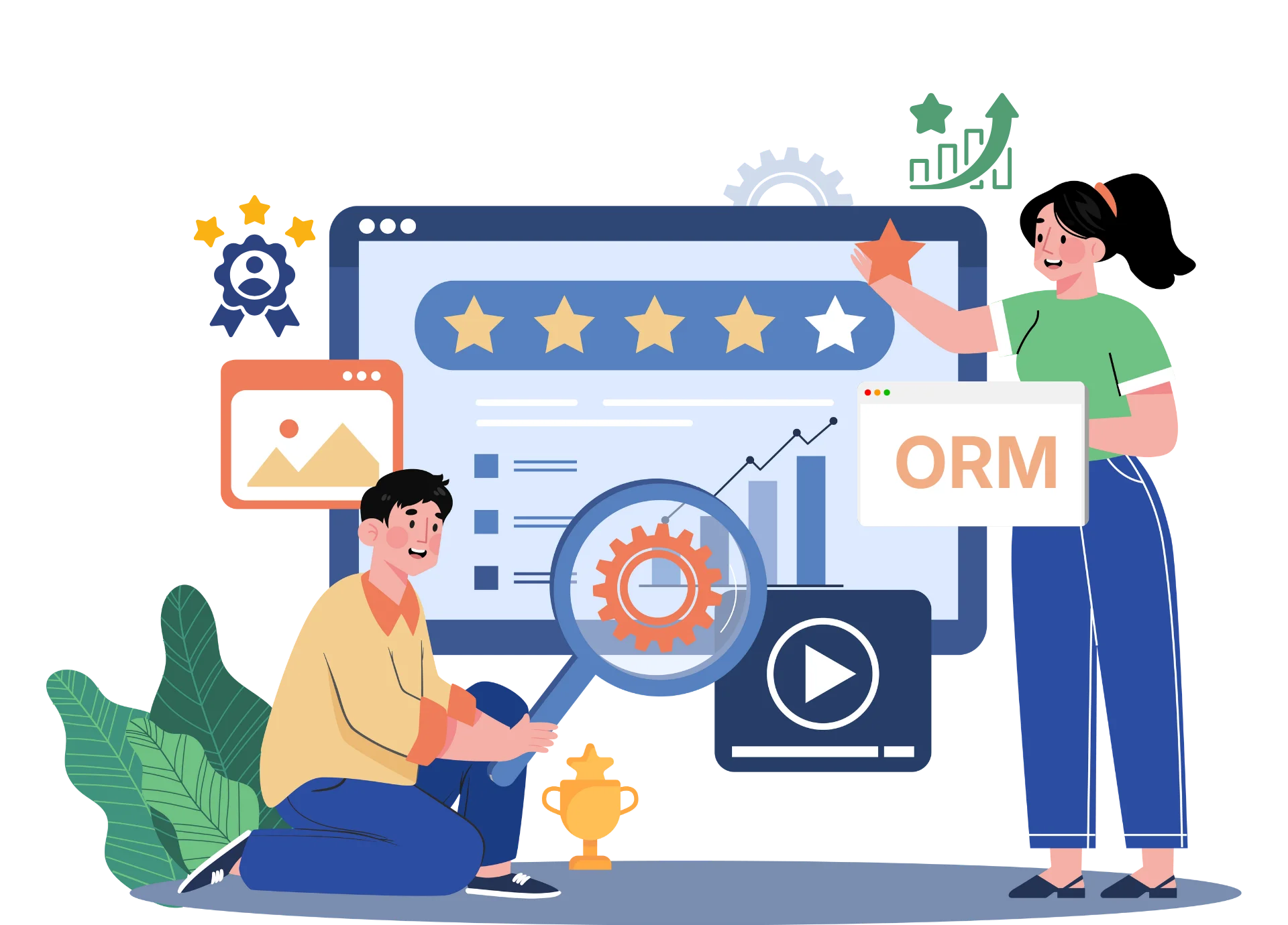 Build a positive online reputation