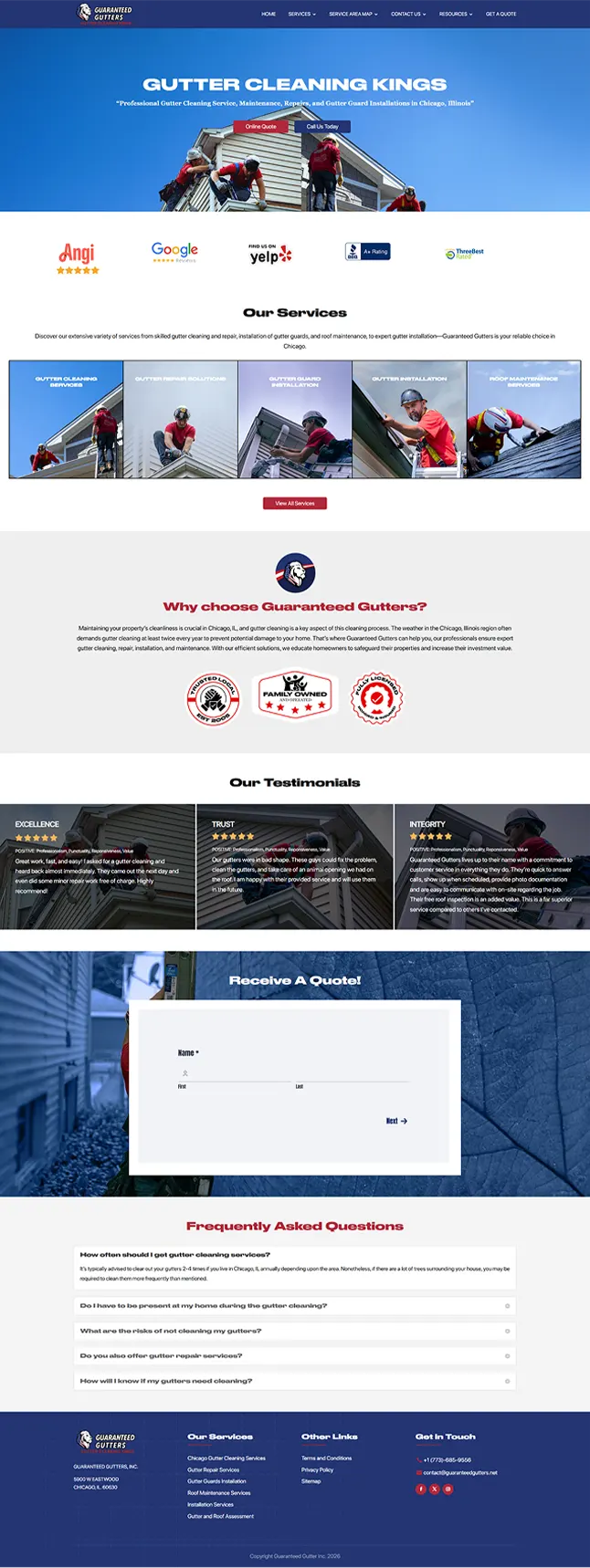Guaranteed Gutters Home Page