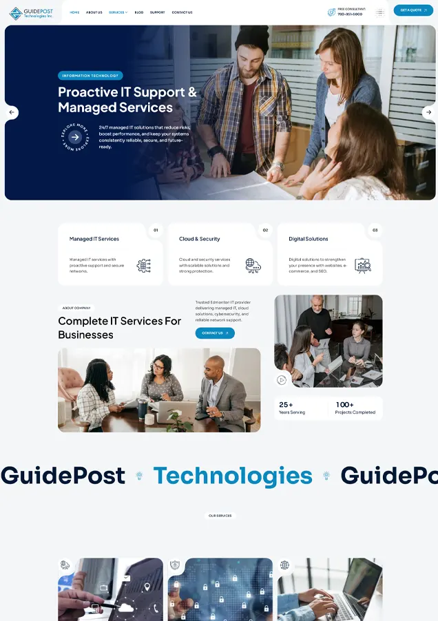 guide-post-home-page-design
