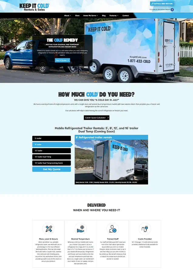 Keep it cold home page