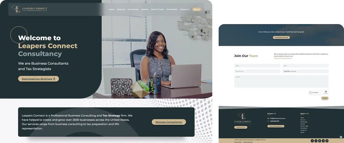 Leapers connect consultancy hero