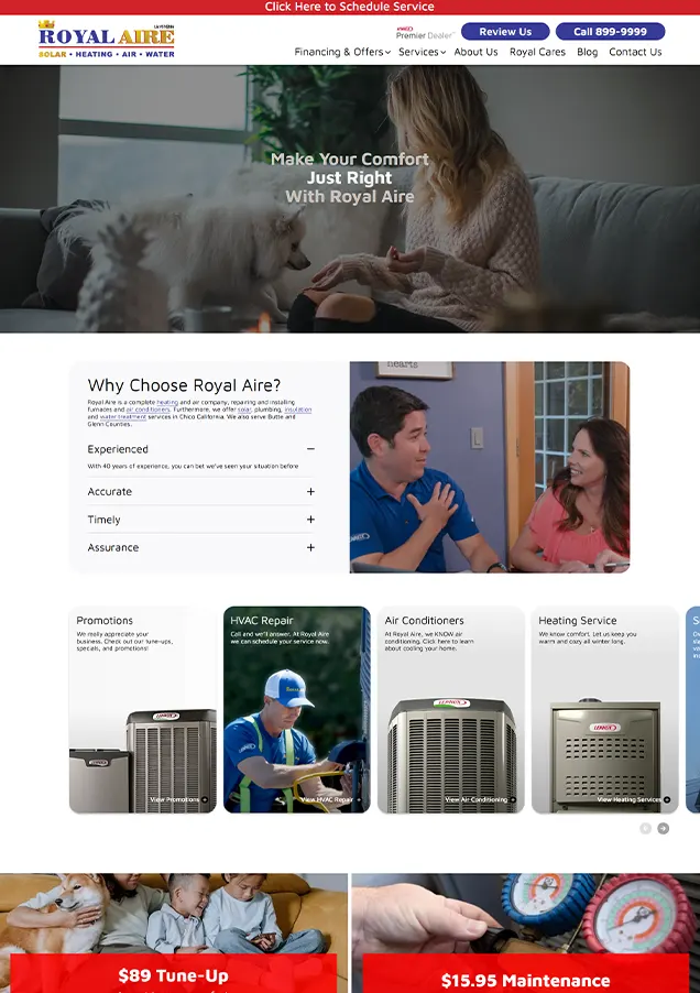 Royal aire home page