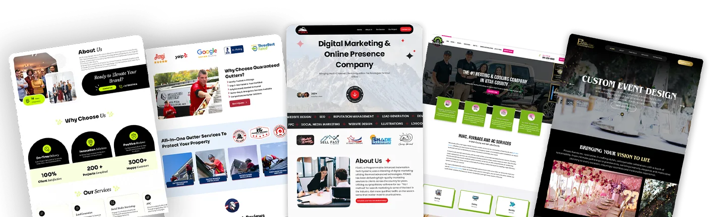 Website Branding Mockups