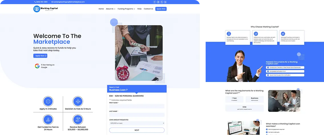 Working capital marketplace hero