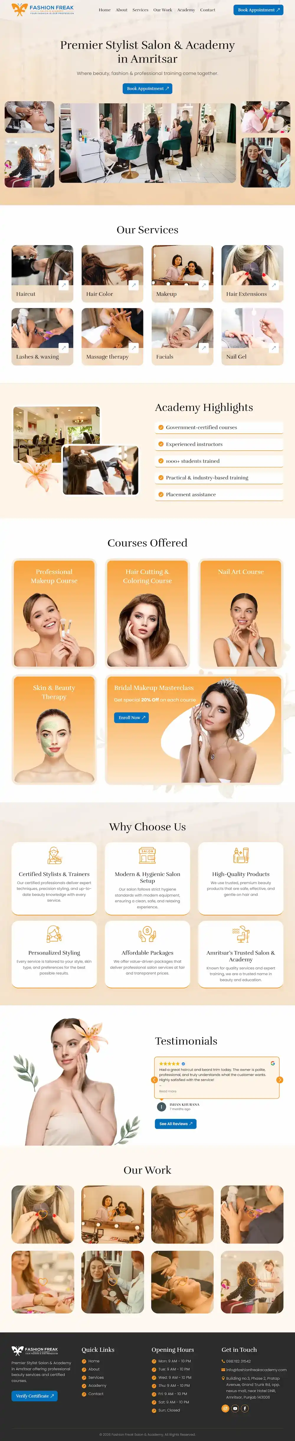 Fashion Freak Home Page