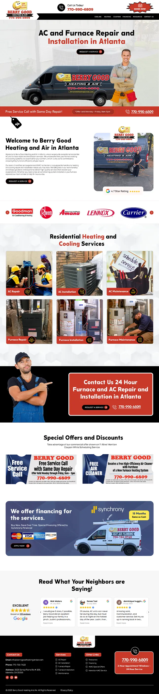 Berry good heating and air after design