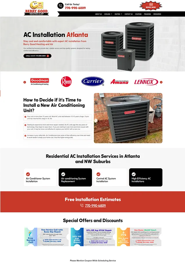 Berry good heating and air cooling inner page