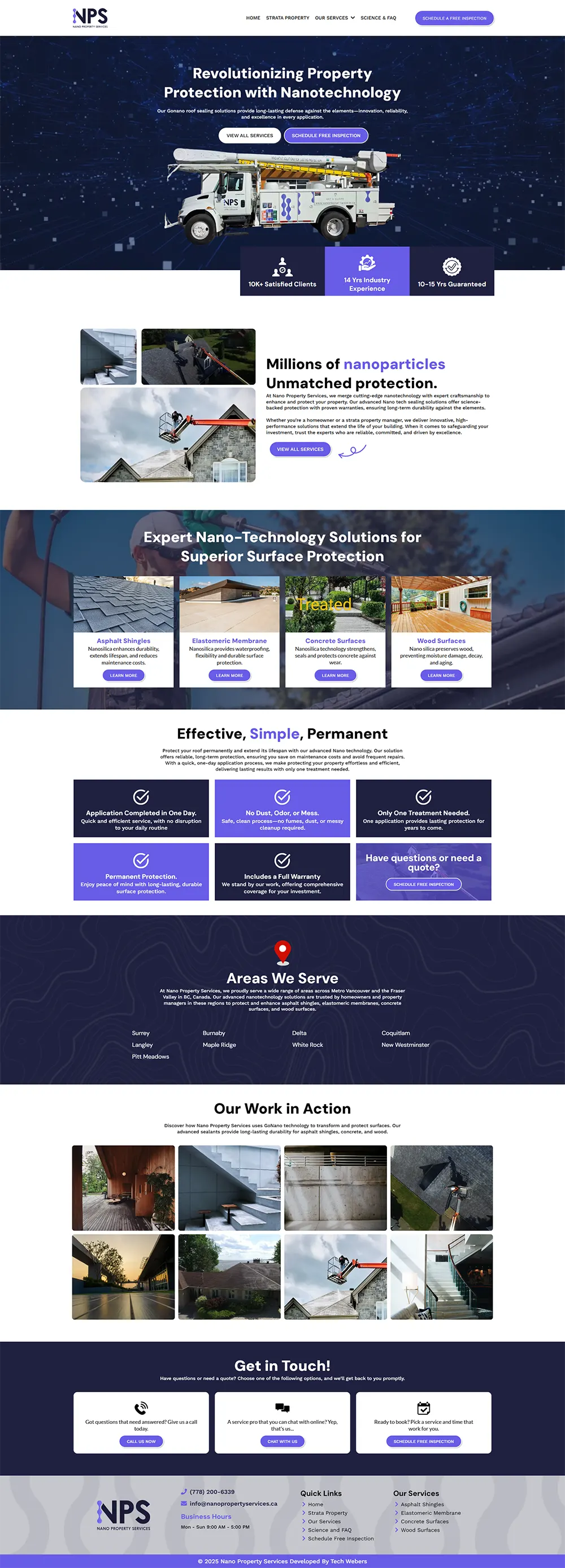 Nano property services full home page image