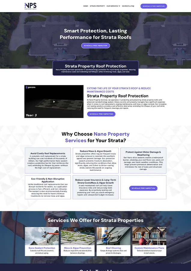 Nano property services strata property page
