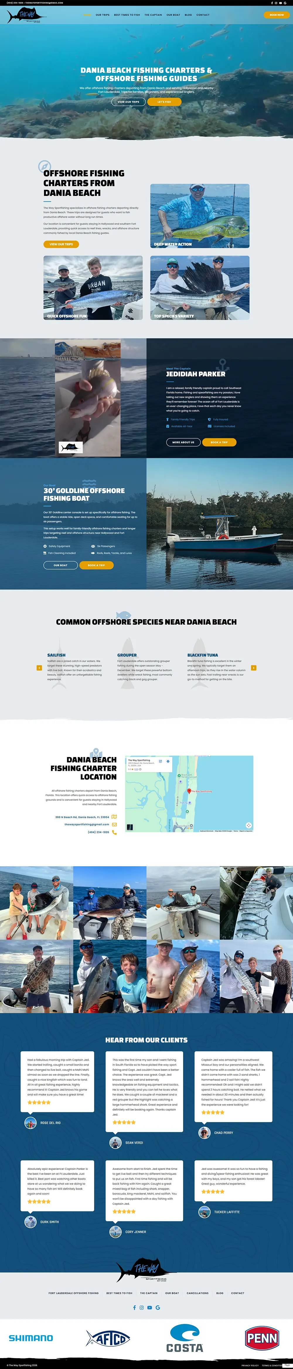 The Way Sportfishing full home page img